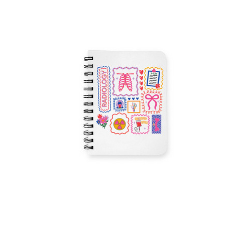 Radiology Notebook, a White Spiral Notebook