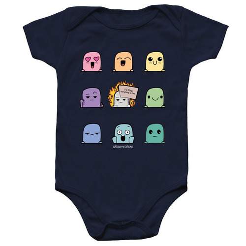KAD Wear - For the Love of Steve, a Navy Infant Onesie