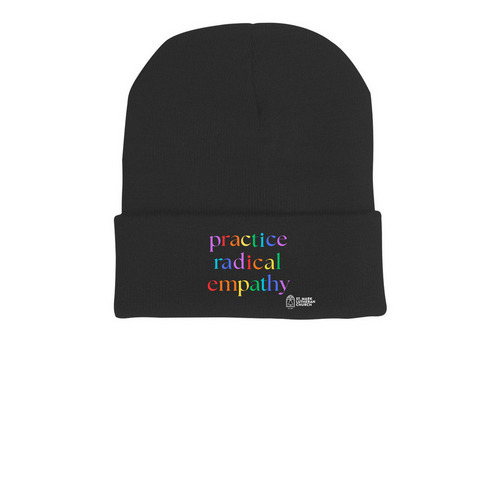 Empathy Hats!&nbsp;, a Black Printed Cuffed Beanie