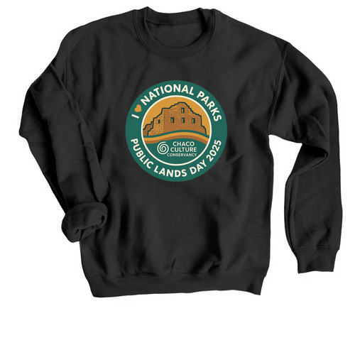 Public Lands Day 2025, a Black Crewneck Sweatshirt