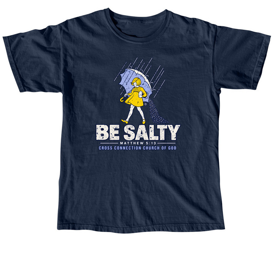 Be Salty, a True Navy Comfort Colors Unisex Tee
