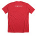 Y'all Rise Above North Carolina, a Heather Red Premium Unisex Tee (back-view)