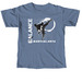 Deconstructed White Logo Tee&nbsp;, a Blue Jean Comfort Colors Unisex Tee