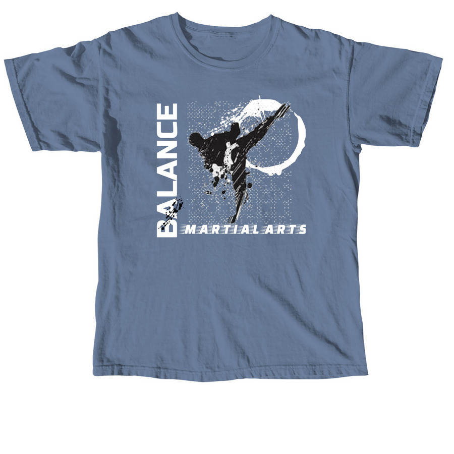 Deconstructed White Logo Tee&nbsp;, a Blue Jean Comfort Colors Unisex Tee