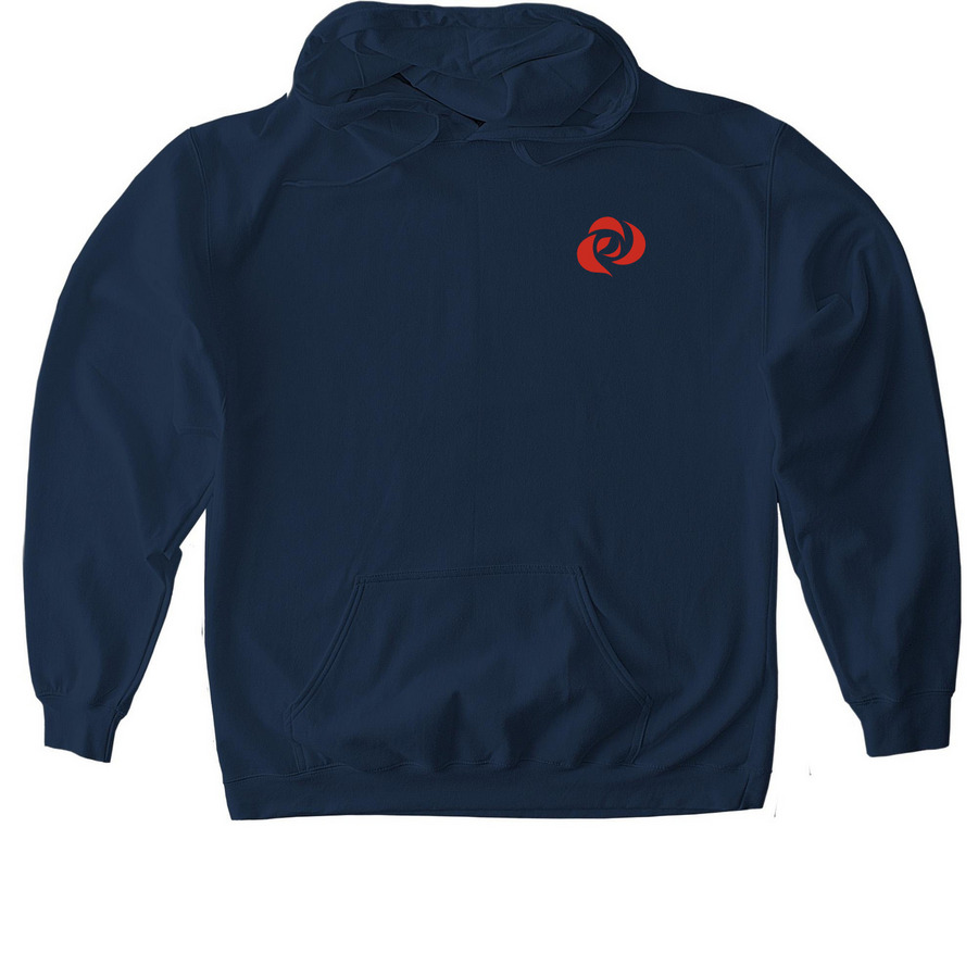 The Rose Hoodie&nbsp;, a Navy Gildan Softstyle Pullover Hoodie