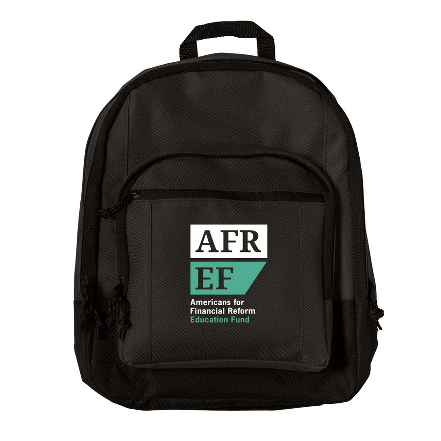 AFREF Backpack, a Black Everyday Backpack