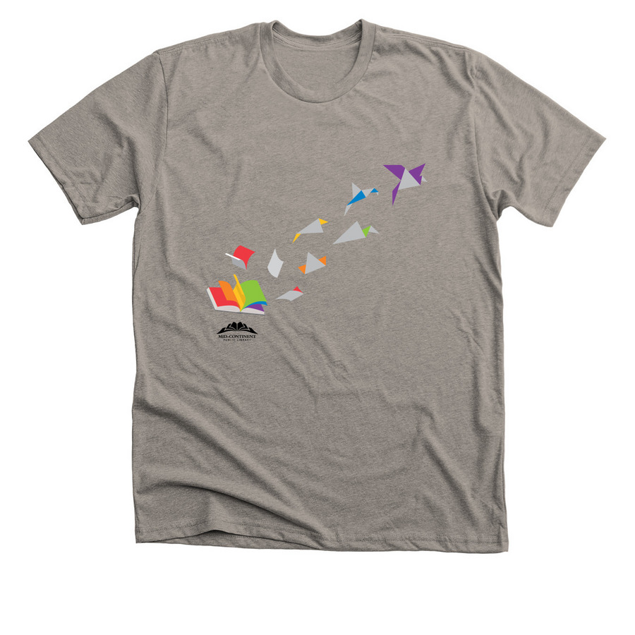 Library Lovers - Shirts, a Heather Stone Premium Unisex Tee