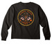 Youth T-Shirts - Long and Short Sleeve, a Black Youth Heavyweight Long Sleeve Tee (back-view)
