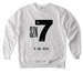 SZN 7&nbsp;, a White Comfort Colors Crewneck Sweatshirt