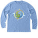 International Wolf Symposium Apparel, a Heather Carolina Blue Premium Long Sleeve Tee