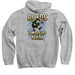 ACDC Notre Dame PWR UP Tour 2026 T- Shirt, a Sport Grey Pullover Hoodie (back-view)