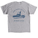 BT's ALS Crew T-Shirt, a Sport Grey Classic Unisex Tee (back-view)