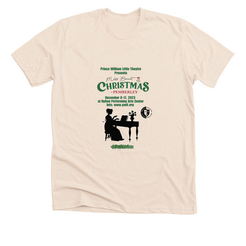 Miss. Bennet Christmas at Pemberley T-Shirt, a Heather Soft Cream Premium Unisex Tee