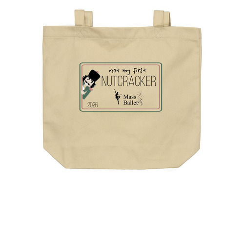 Mass Ballet 2026 Nutcracker Bags, a Oyster Organic Cotton Tote Bag