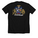 New Charlie Guard T-Shirt, a Solid Black Blend Premium Unisex Tee (back-view)