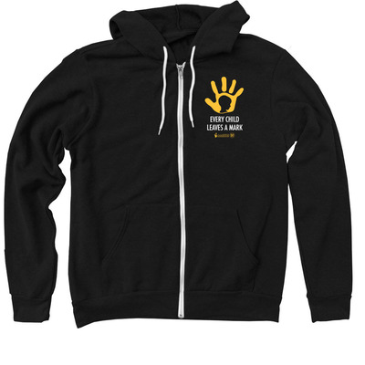 2021 ICCD Zippered Hoodie, a Black Zip Up Hoodie