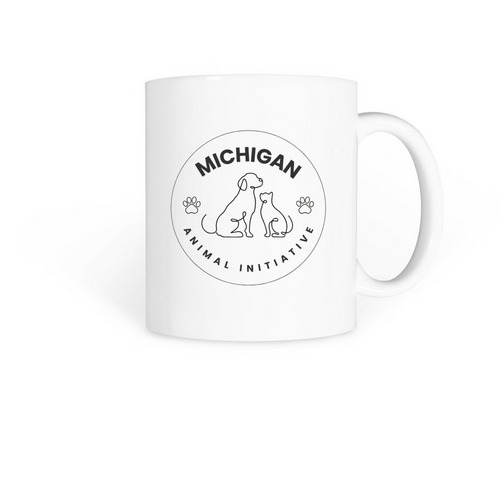 Michigan Animal Initiative Coffee Mug, a White Coffee Mug
