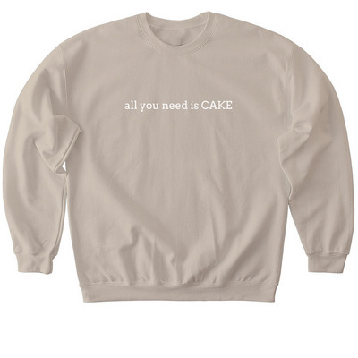 All you Need Is CAKE | No Kid Hungry&nbsp;, a Sand Softstyle Crewneck Sweatshirt