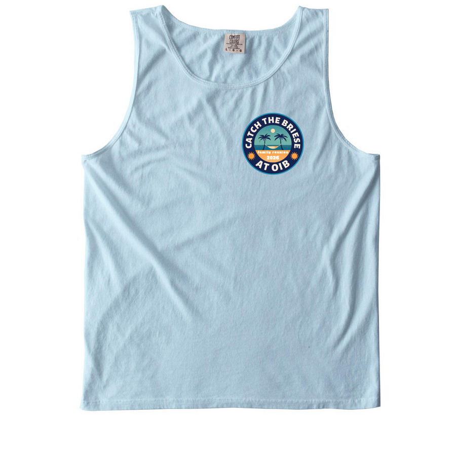 Briese Unisex Long-Sleeved Tee or Tank, a Chambray Comfort Colors Tank Top