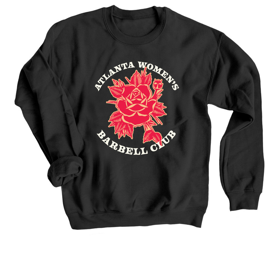 AWBC Botanical - The Darks, a Black Crewneck Sweatshirt