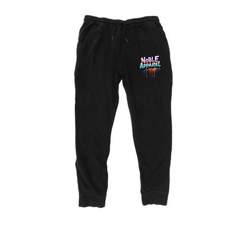 Noble apparel 2, a Black Midweight Fleece Joggers