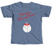 Merry Christmas Volleyball, a Blue Jean Comfort Colors Unisex Tee