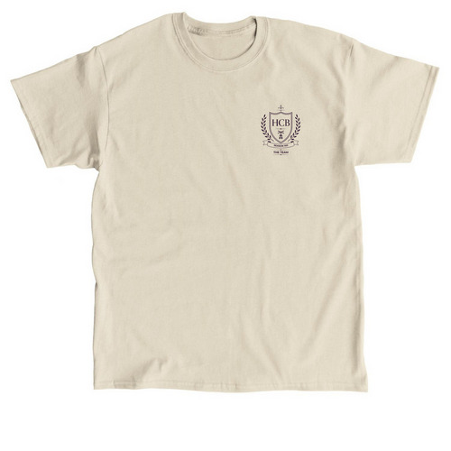 STAFF ONLY Season 13 Crest, a Sand Classic Unisex Tee