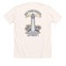 PTE MERCH, a Heather Natural Premium Unisex Tee (back-view)