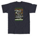 Eat the Rich, a Navy Union Made Unisex Tee