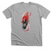Red Guitar Swatch, a Athletic Heather Premium Unisex Tee