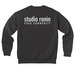 ronin practice.&nbsp;, a Dark Grey Heather Premium Drop Shoulder Sweatshirt (back-view)