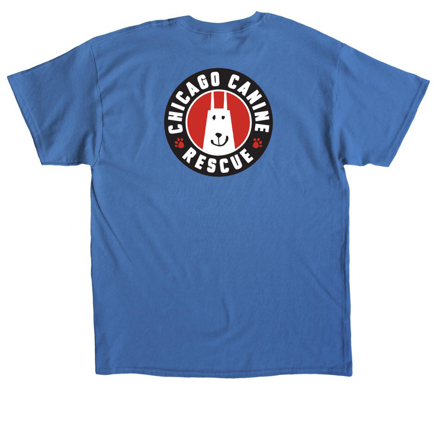 Where Best Friends Meet, a Sapphire Classic Unisex Tee (back-view)