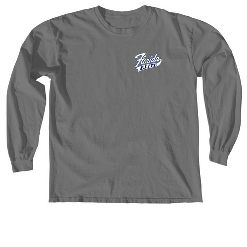 Florida Elite Weekend Plans, a Grey Comfort Colors Long Sleeve Tee