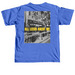 LEEDS UNITED CHICAGO, a Flo Blue Comfort Colors Unisex Tee (back-view)