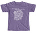 All the Flowers and He Knows My Name, a Grape Comfort Colors Unisex Tee