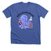 Biblio Buddy Octopus, a Solid True Royal Premium Unisex Tee