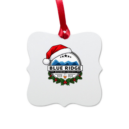 BRBS Christmas Ornament 2026, a White Aluminum Square Ornament