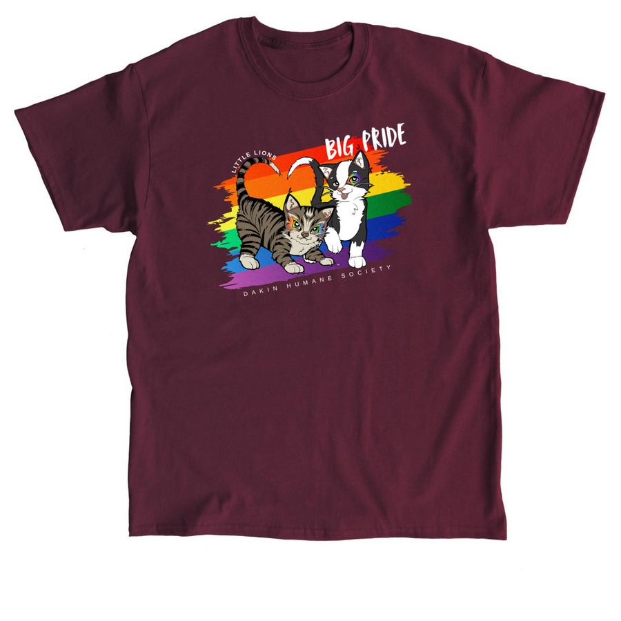 Little Lions - BIG PRIDE, a Maroon Classic Unisex Tee