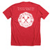 MMGA, a Heather Red Premium Unisex Tee (back-view)
