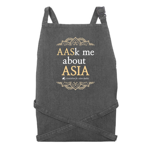 AASk Aprons, a Black Denim Recycled Denim Bib Apron