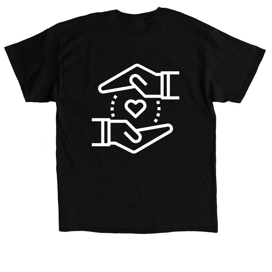 Autism Awareness, a Black Classic Unisex Tee (back-view)