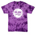 Play Summit T-Shirt, a Purple Crystal Tie Dye Tee