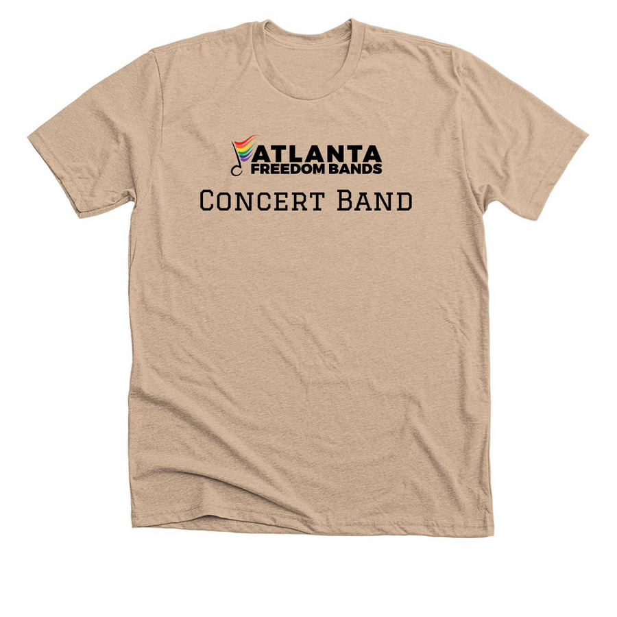 Concert Band, a Heather Tan Premium Unisex Tee