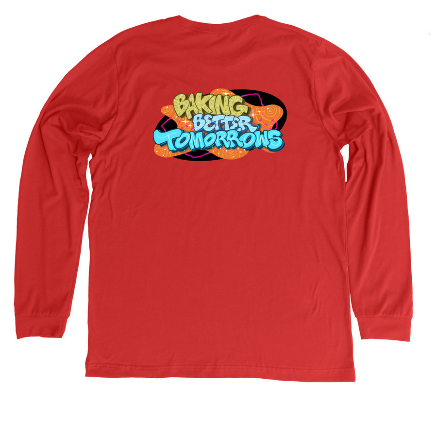 Dorothy's Sweet Shoppe, a Heather Red Premium Long Sleeve Tee (back-view)