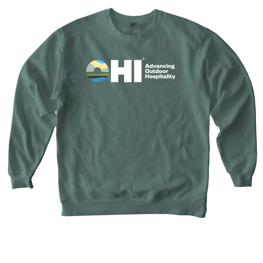 OHI Sweatshirts, a Blue Spruce Comfort Colors Crewneck Sweatshirt