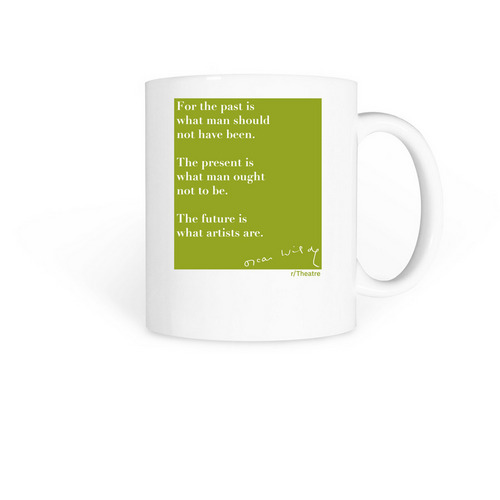 Oscar Wilde Mug, a White Coffee Mug