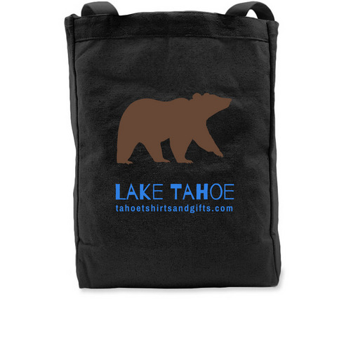 Tahoe Totes, a Black Recycled Cotton Tote Bag