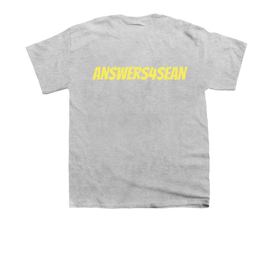 ?NO DUTY OF CARE?, a Sport Grey Youth Unisex Tee (back-view)