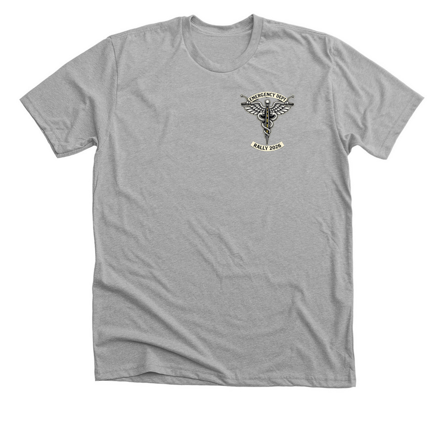 Rally 2026, a Athletic Heather Premium Unisex Tee