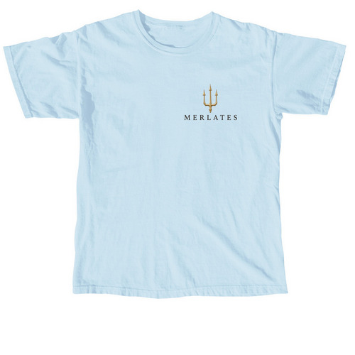 Merlates- Poseidon, a Chambray Comfort Colors Unisex Tee